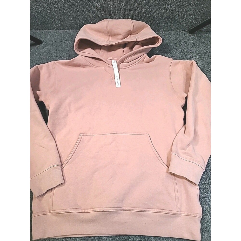 LULULEMON All Yours Hoodie Sweatshirt Pink Rose Yoga Soft Heavy Sz Small (6)